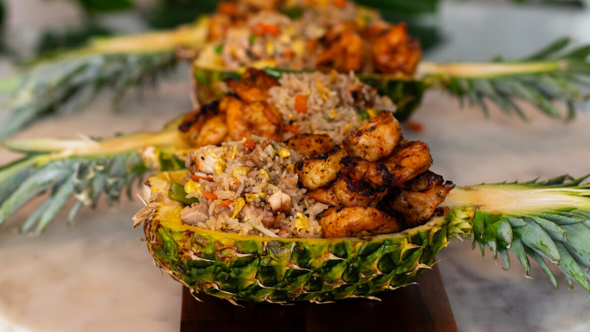 Pineapple Shrimp Teriyaki Bowl